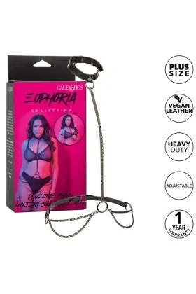 Euphoria Kettenhalfterhalsband und Leine, Übergrösse von Calexotics