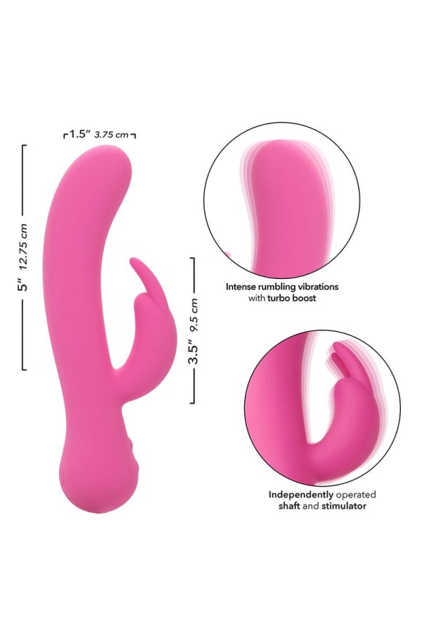 First Time Vibrator Rabbit wiederaufladbar Rosa von Calexotics kaufen | Fesselliebe