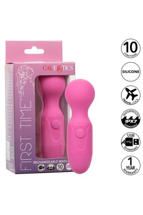 First Time wiederaufladbarer Massager 10 Vibrationen Rosa von Calexotics kaufen | Fesselliebe