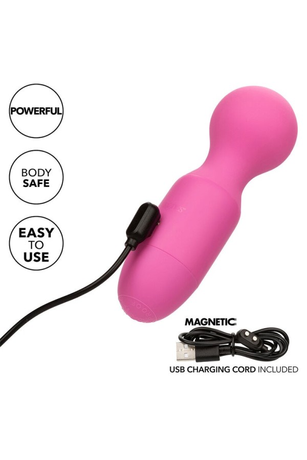 First Time wiederaufladbarer Massager 10 Vibrationen Rosa von Calexotics kaufen | Fesselliebe