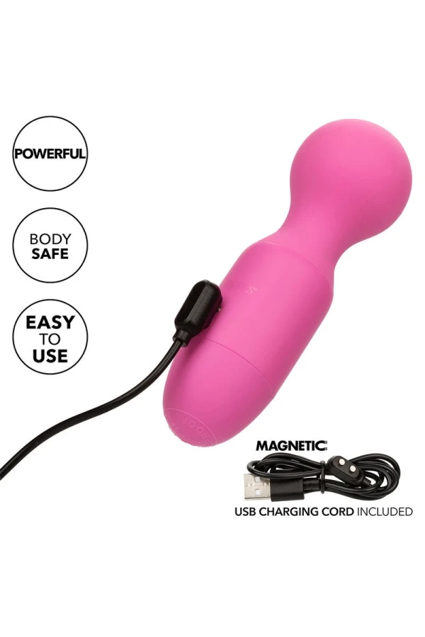 First Time wiederaufladbarer Massager 10 Vibrationen Rosa von Calexotics