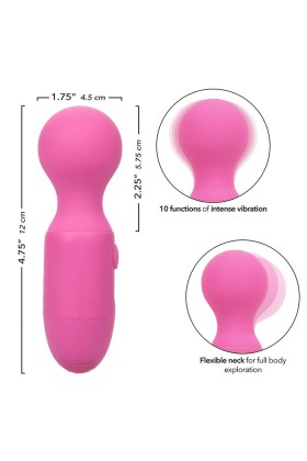 First Time wiederaufladbarer Massager 10 Vibrationen Rosa von Calexotics kaufen | Fesselliebe