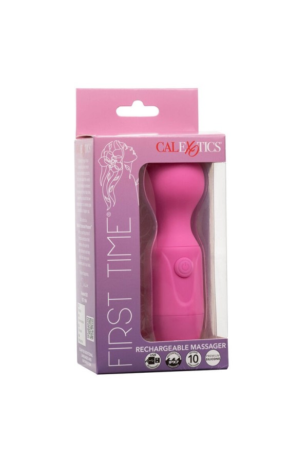 First Time wiederaufladbarer Massager 10 Vibrationen Rosa von Calexotics kaufen | Fesselliebe