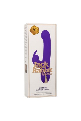 Jack Rabbit Vibrator & Stimulator 7 Vibrationen und Saugmodus Blau von Calexotics kaufen | Fesselliebe