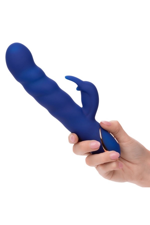 Jack Rabbit Vibrator Wellenbewegung Blau von Calexotics kaufen | Fesselliebe
