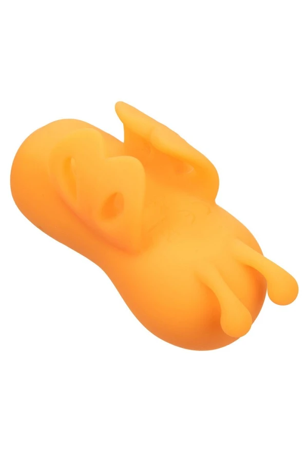 Der Buzzing Vibe Fingerstimulator 10 Vibrationen Orange von Calexotics