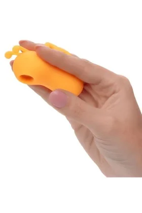 Der Buzzing Vibe Fingerstimulator 10 Vibrationen Orange von Calexotics