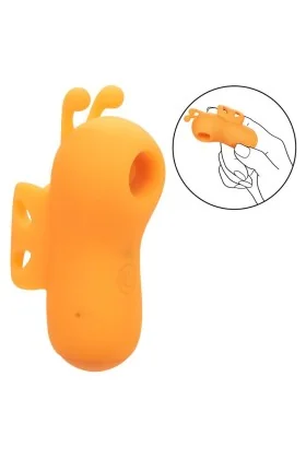 Der Buzzing Vibe Fingerstimulator 10 Vibrationen Orange von Calexotics