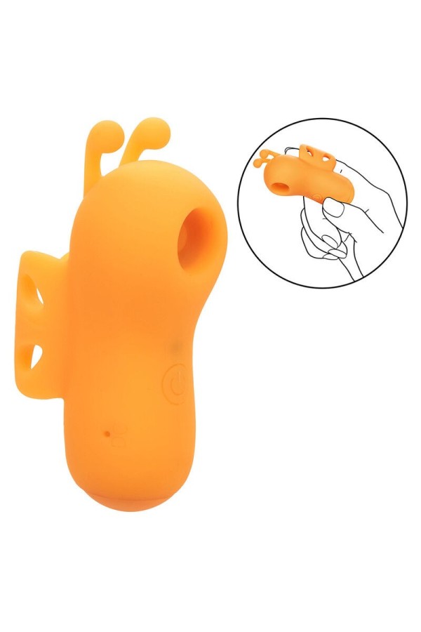 Neon Vibes der Buzzing Vibe Fingerstimulator 10 Vibrationen Orange von Calexotics kaufen | Fesselliebe
