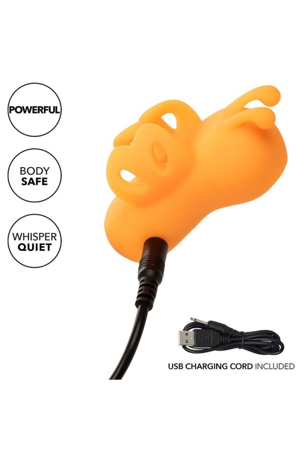 Neon Vibes der Buzzing Vibe Fingerstimulator 10 Vibrationen Orange von Calexotics kaufen | Fesselliebe