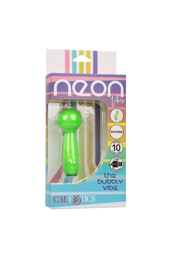 Neon Vibes The Bubbly Vibe Mini-Massager 10 Vibrationen Grün von Calexotics kaufen | Fesselliebe