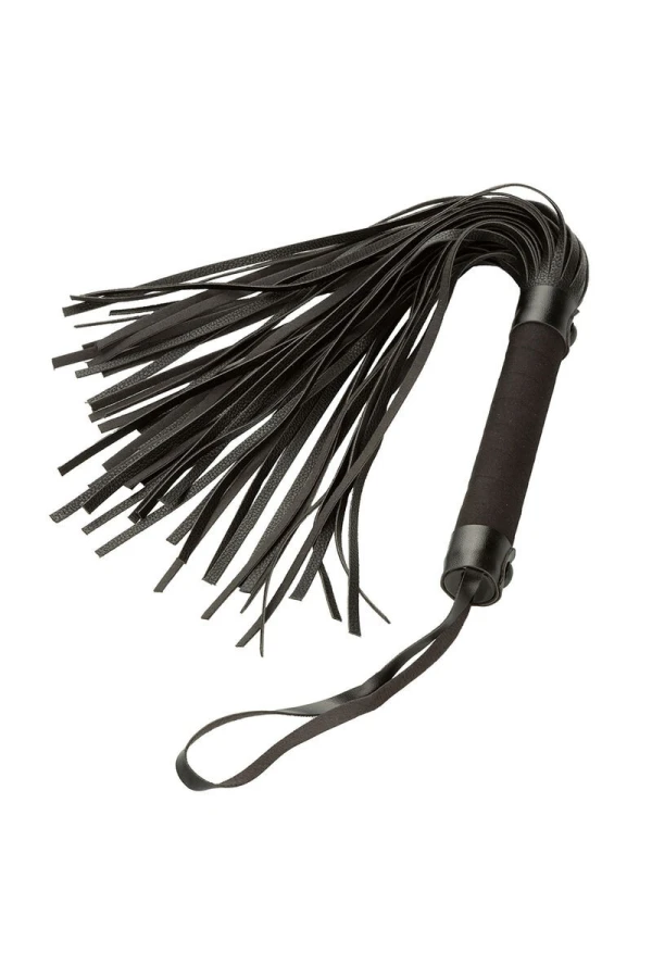 Flogger Kunstleder Schwarz von Calexotics