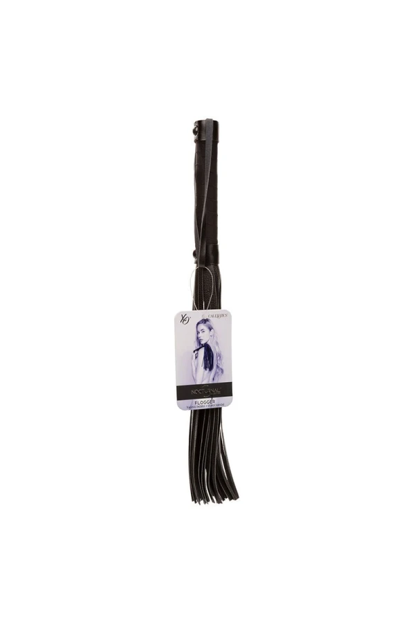 Flogger Kunstleder Schwarz von Calexotics