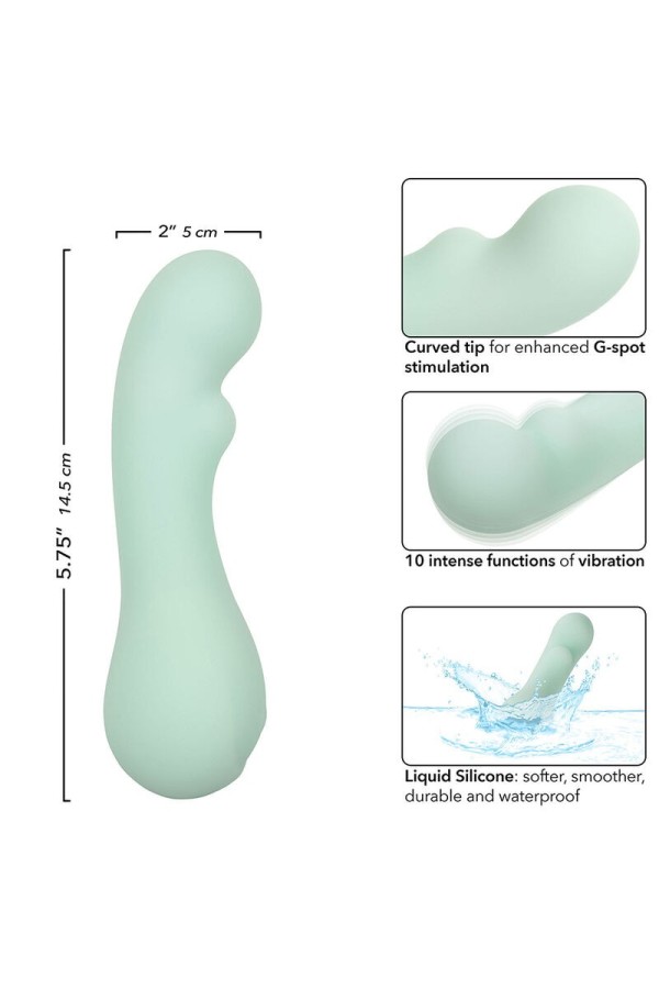 Pacifica Bora Bora Estimulator G-Spot 10 Vibrationen Aqua von Calexotics kaufen | Fesselliebe