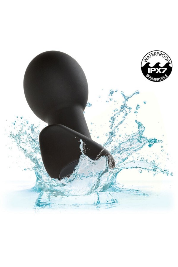 Rock Bottom Anal Plug 10 Vibrationen Silikon Schwarz von Calexotics kaufen | Fesselliebe