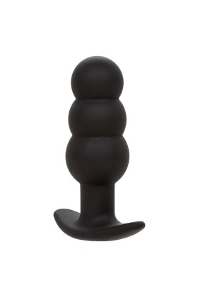 Rock Bottom Anal Plug mit Perlen 10 Vibrationen Silikon Schwarz von Calexotics kaufen | Fesselliebe