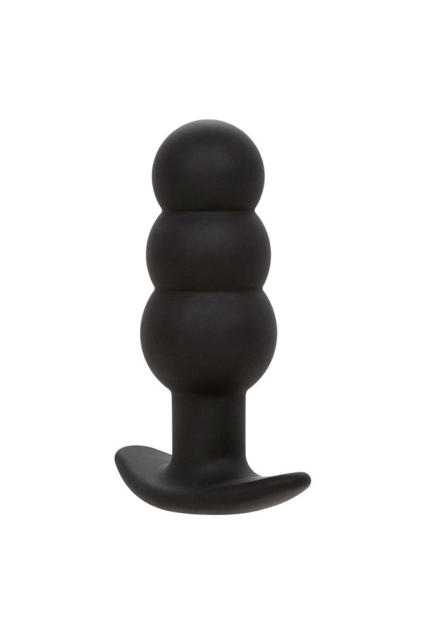 Rock Bottom Anal Plug mit Perlen 10 Vibrationen Silikon Schwarz von Calexotics kaufen | Fesselliebe