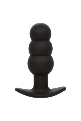 Rock Bottom Anal Plug mit Perlen 10 Vibrationen Silikon Schwarz von Calexotics kaufen | Fesselliebe