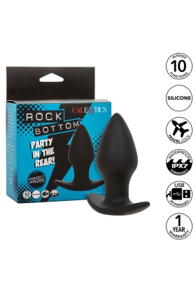 Rock Bottom Perfect Anal Plug 10 Vibrationen Silikon Schwarz von Calexotics kaufen | Fesselliebe