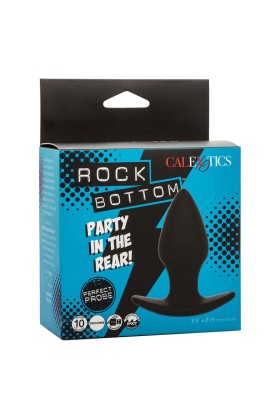 Rock Bottom Perfect Anal Plug 10 Vibrationen Silikon Schwarz von Calexotics kaufen | Fesselliebe
