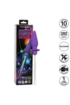 Southern Lights Light Up Leuchtende Analstecker 10 Vibrationen Silikon Lila von Calexotics kaufen | Fesselliebe