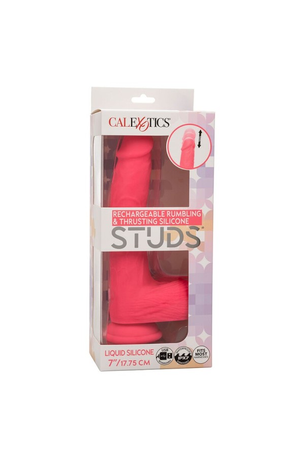 Studs realistischer Vibrator 10 Vibrationen Rosa von Calexotics kaufen | Fesselliebe