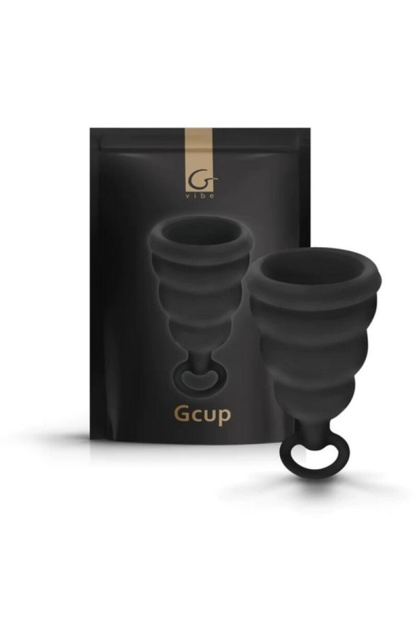 Gcup Schwarze Menstruationstasse von G-Vibe kaufen | Fesselliebe