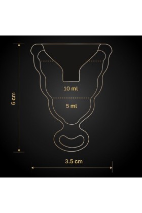 Gcup Schwarze Menstruationstasse von G-Vibe kaufen | Fesselliebe