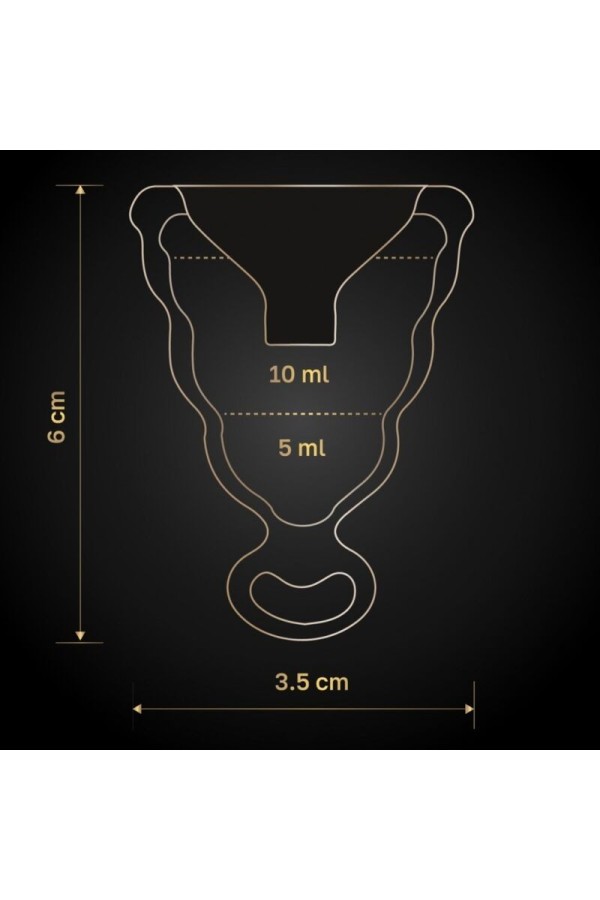Gcup Schwarze Menstruationstasse von G-Vibe kaufen | Fesselliebe