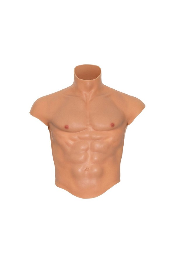 Alter Ego Silikon-Torso-Shirt für Männer mit Abs-Fleisch von Hidden Desire kaufen | Fesselliebe
