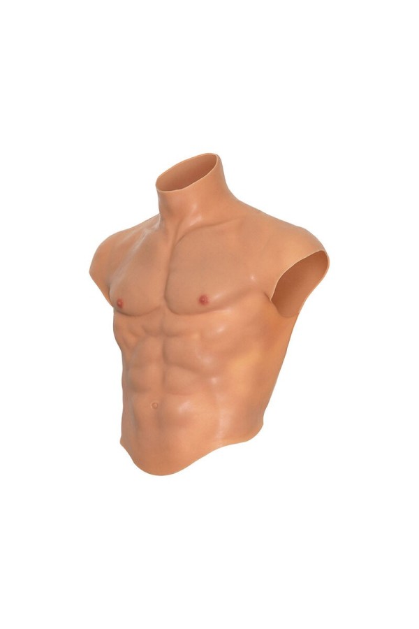 Alter Ego Silikon-Torso-Shirt für Männer mit Abs-Fleisch von Hidden Desire kaufen | Fesselliebe