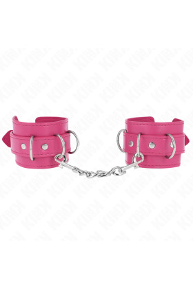 D-Ring Handgelenkfesseln Verstellbar Rosa 17,5-25 cm X 6 cm von Kink Wrist Restraint kaufen | Fesselliebe