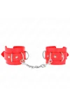 3 D-Ring Handgelenkfesseln verstellbar Rot 17,5-25 cm X 6 cm von Kink Wrist Restraint