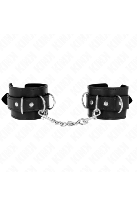 D-Ring Handgelenkfesseln Verstellbar Schwarz 17,5-25 cm X 6 cm von Kink Wrist Restraint kaufen | Fesselliebe