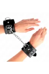 3 D-Ring Handgelenkfesseln verstellbar Schwarz 17,5-25 cm X 6 cm von Kink Wrist Restraint