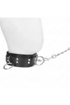 3-Ring-Sklaverei-Halskette mit Band 80 cm 53 X 5 cm von Kink Collar & Gag