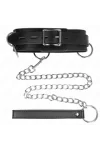 3-Ring-Sklaverei-Halskette mit Band 80 cm 53 X 5 cm von Kink Collar & Gag