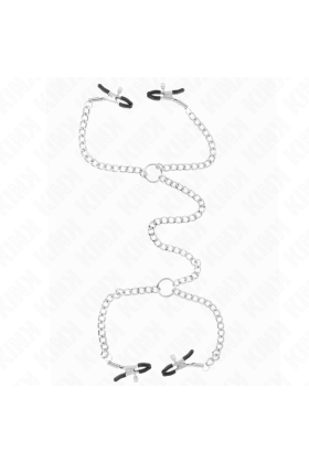 Ketten-Nippelklammern 32 cm mit Ketten 14 cm von Kink Nipple Grip kaufen | Fesselliebe