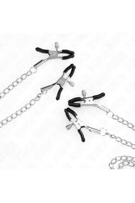 Nippel- und Kitzlerklammern Verstellbar, Silber von Kink Nipple Grip kaufen | Fesselliebe