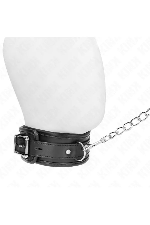 Basismodell Halsband mit Leine 65 cm Modell 1 53 X 6 cm von Kink Collar & Gag