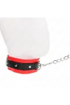 Basismodell Halsband mit Leine 65 cm Modell 3 Rot 53 X 5 cm von Kink Collar & Gag