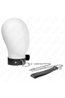 Basismodell Halsband mit Leine Modell 4 Verstellbar 36-43 cm von Kink Collar & Gag kaufen | Fesselliebe