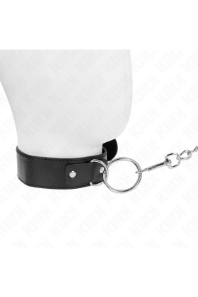 Basismodell Halsband mit Leine Modell 4 Verstellbar 36-43 cm von Kink Collar & Gag kaufen | Fesselliebe