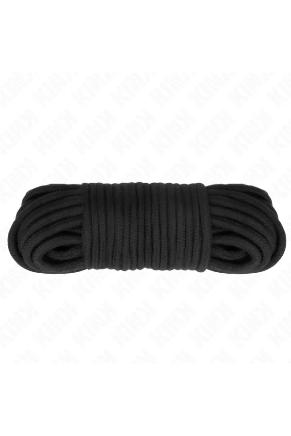 Baumwollseil 20 Meter Schwarz von Kink Rope Arts