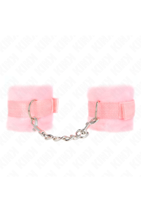 Beginner Pelzhandmanschetten Rosa 30 X 7 cm von Kink Wrist Restraint kaufen | Fesselliebe