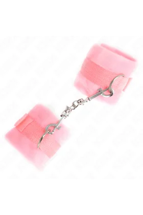 Beginner Pelzhandmanschetten Rosa 30 X 7 cm von Kink Wrist Restraint