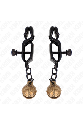 Bell Jaw Style Nippelklemmen Schwarz 7 cm von Kink Nipple Grip kaufen | Fesselliebe