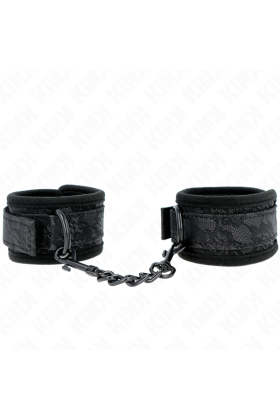 Dark Lace Cuffs Neoprene Handgelenk Manschetten Verstellbar Schwarz 20-29 cm X 5 cm von Kink Wrist Restraint kaufen | Fesselliebe