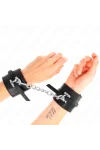 Deluxe Handgelenkfesseln mit Verriegelung, Schwarz, verstellbar 14,5-21 cm X 6 cm von Kink Wrist Restraint