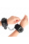 Dünne Handgelenkfesseln Schwarz verstellbar 21-33 cm von Kink Wrist Restraint